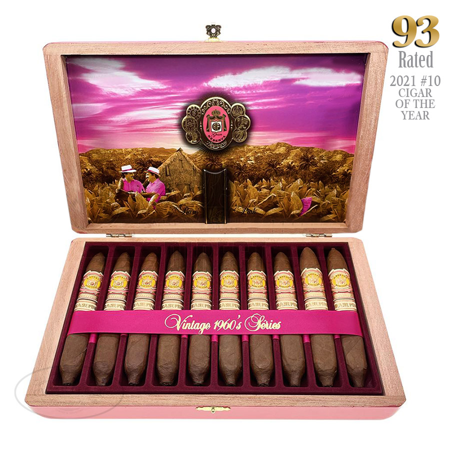 Arturo Fuente Rare Pink Vintage 1960's Series Happy Ending (10)