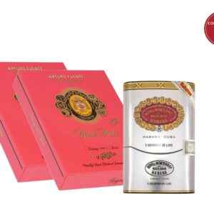 1 x Hoyo de Monterrey Souvenir de Luxe tin of (5), 2 x Arturo Fuente Rare Pink Happy Ending Pack (5)