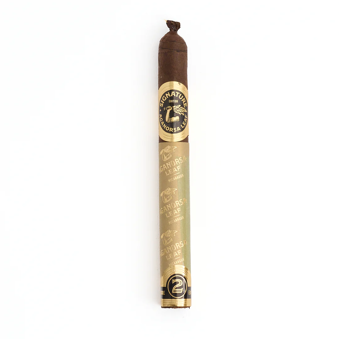 Aganorsa Leaf Signature Maduro Corona Gorda (20)