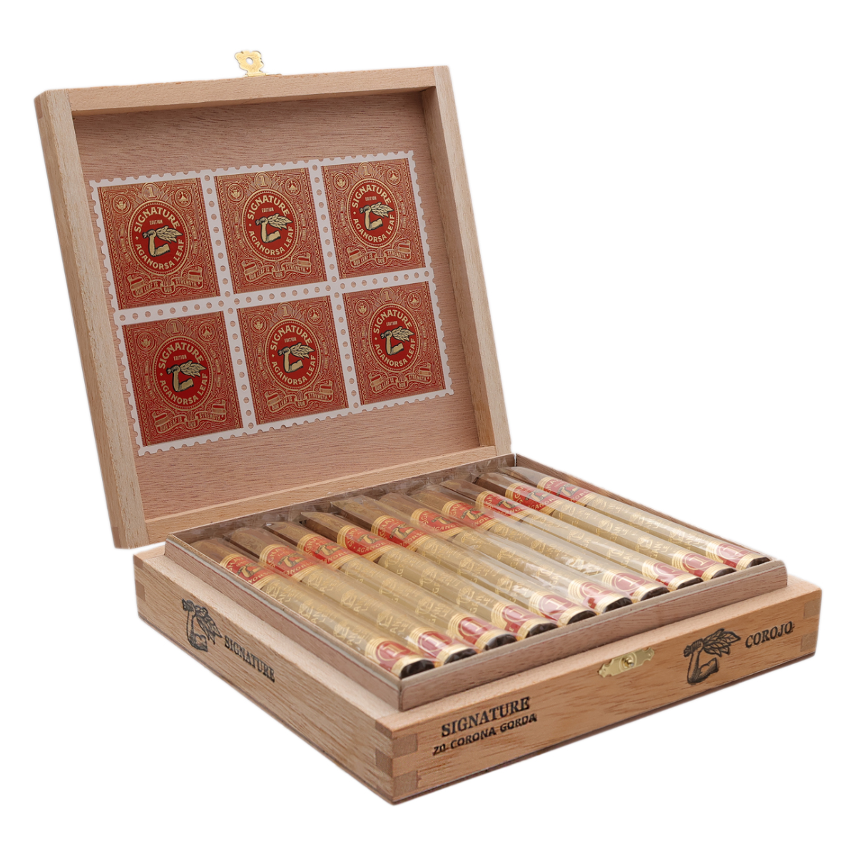 Aganorsa Leaf Signature Corojo Corona Gorda (20)