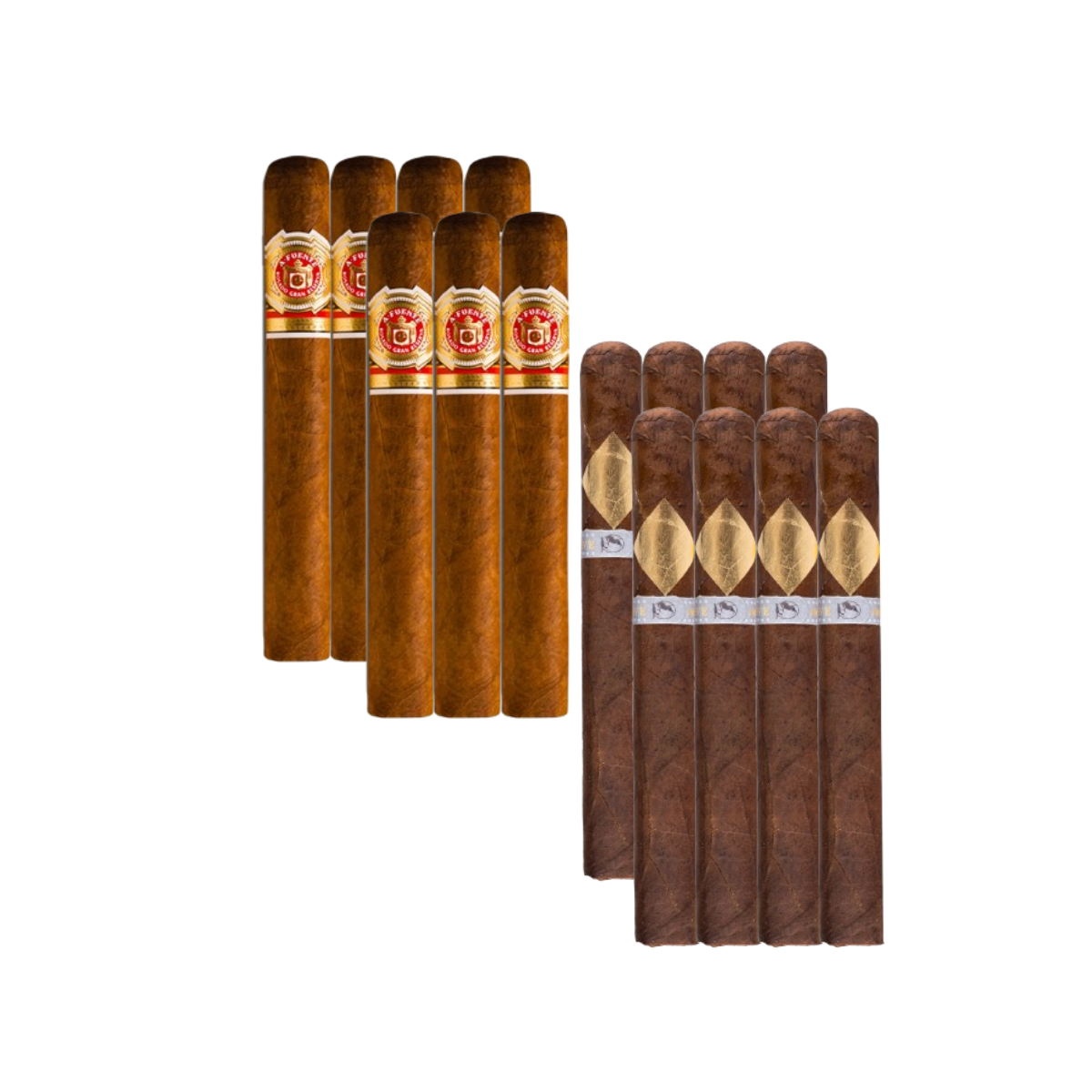 Mix Pack (15): Arturo Fuente Rosado Magnum R 54 Sun Grown (7) + BlI Viso Jalapa Core Line Toro Gordo VJ (8)