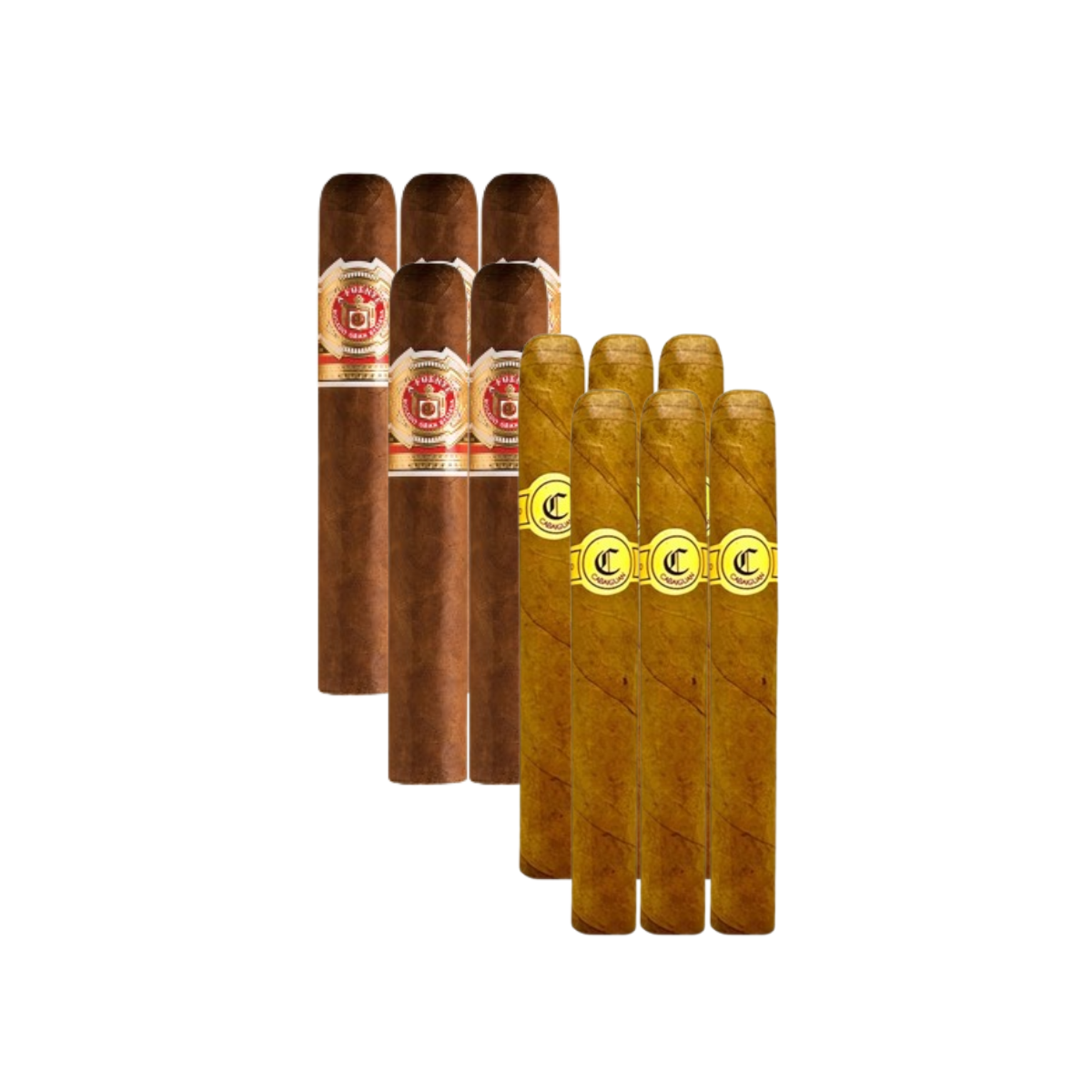 Mix Pack (11): Arturo Fuente Rosado Magnum R 52 Sun Grown (5) + Tatuaje Cabaiguan No. 54 (6)