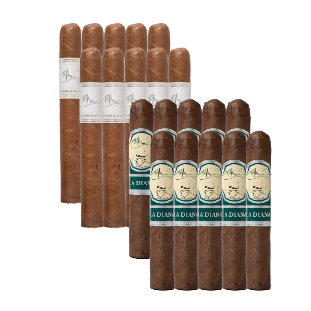 Mix Pack (20): Eladio Diaz Before & After Robusto (10) + Eladio Diaz La Diana Robusto (10)